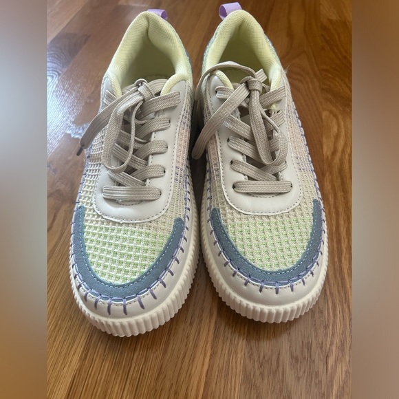 Nicole Miller Brita platform sneakers multi-colored Size 8.5 - Picture 6 of 9